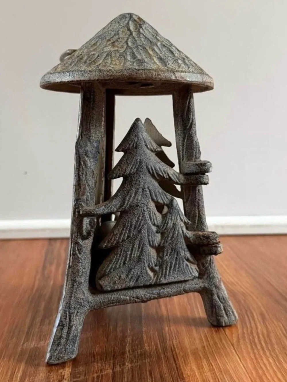 Cast Iron Wooldland Forest Candle Lantern